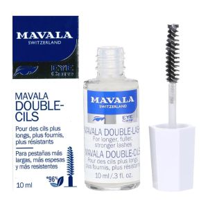 محلول تقویت کننده مژه وابرو ماوالا Mavala مدل Double Lash حجم 10 میل