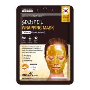 ماسک صورت ورقه ای MBeauty مدل Gold Foil فویل طلایی بسته 3 عددی