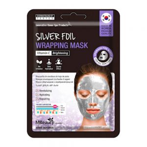 ماسک صورت ورقه ای MBeauty مدل Silver Foil فویل نقره ای بسته 3 عددی