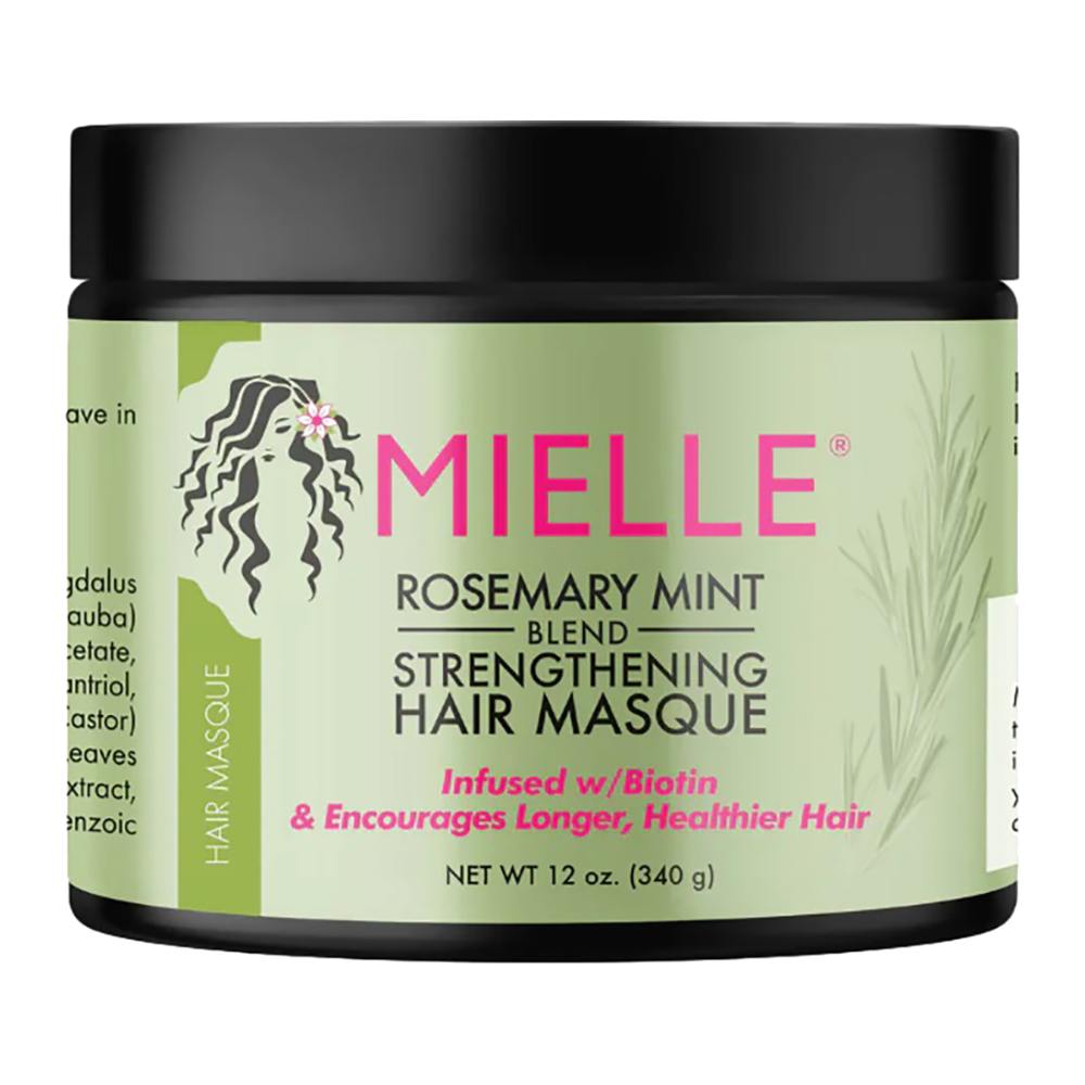 ماسک تقویت کننده مو میله Mielle مدل Rosemary Mint حاوی عصاره رزماری و نعناع فلفلی وزن 340 گرم