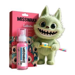 اسپری دهان شویه میسویک Misswake مدل Labubu خوشبو کننده دهان حجم 30 میل