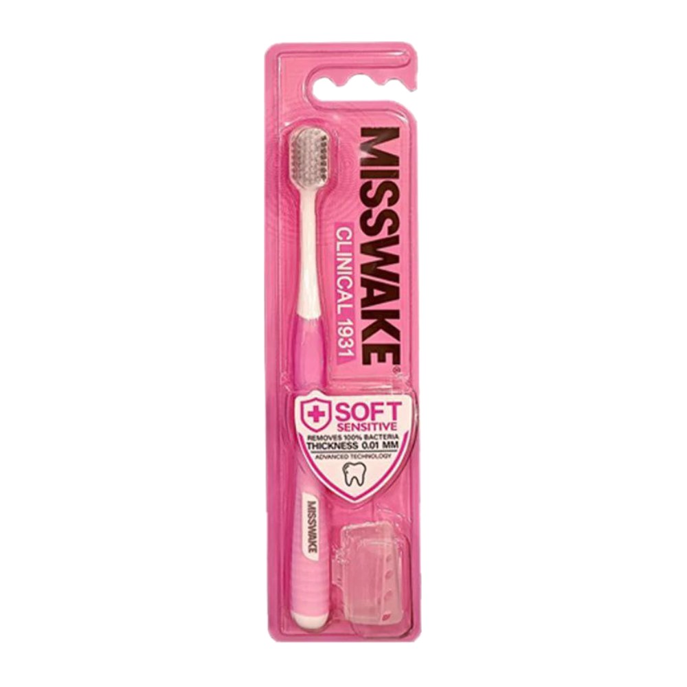 مسواک سافت میسویک Misswake سری Clinical 1931 مدل Sensitive مناسب لثه و دندان های حساس بسته 1 عددی
