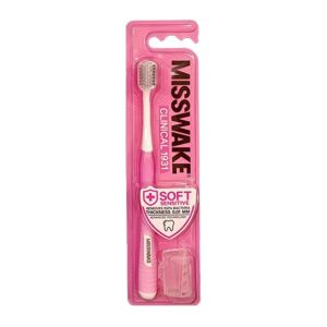 مسواک سافت میسویک Misswake سری Clinical 1931 مدل Sensitive مناسب لثه و دندان های حساس بسته 1 عددی