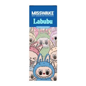 خمیر دندان کودک میسویک Misswake مدل Blue Labubu طعم توت فرنگی حجم 50 میل