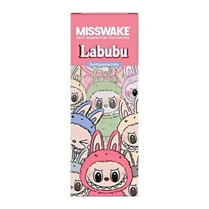 خمیر دندان کودک میسویک Misswake مدل Pink Labubu طعم توت فرنگی حجم 50 میل