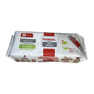 یدک حوله تی زمین شوی Momendol مدل Mop Havlusu بسته 50 عددی