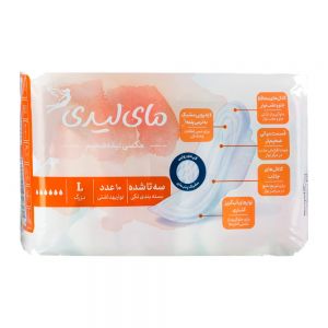 نوار بهداشتی بالدار مای لیدی My Lady سری Maxi ورزشی و روزانه بسته 10 عددی