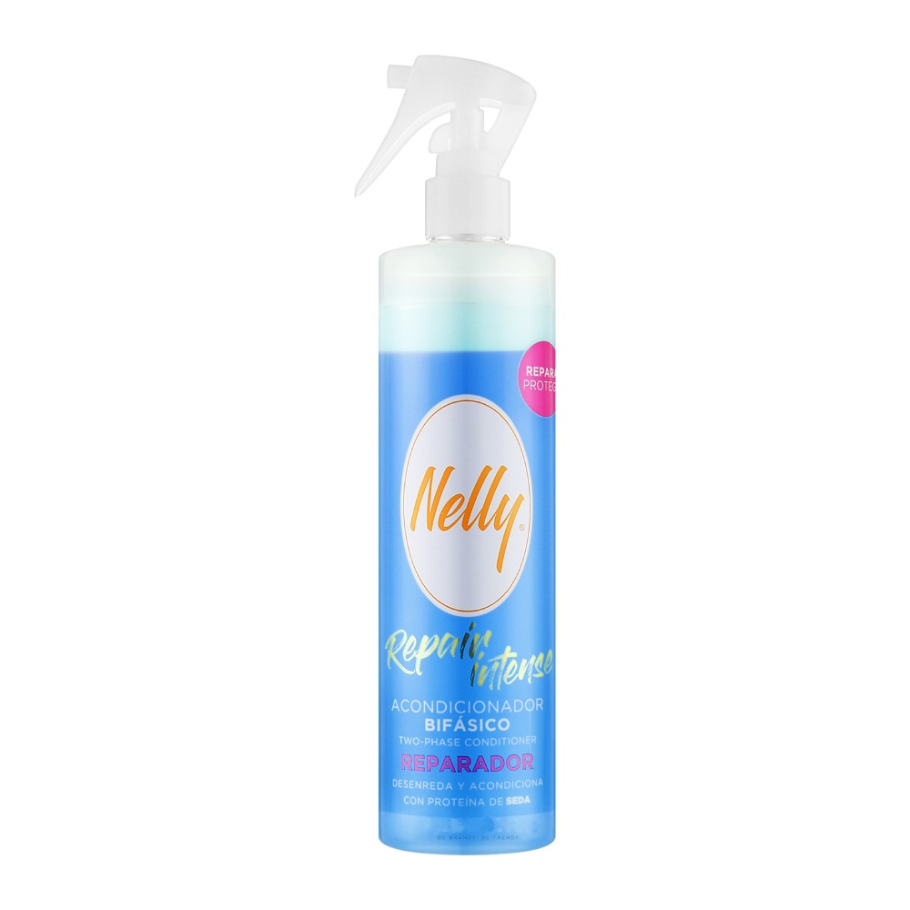 اسپری موی دو فاز نلی Nelly مدل Repair Intense ترمیم کننده حجم 400 میل