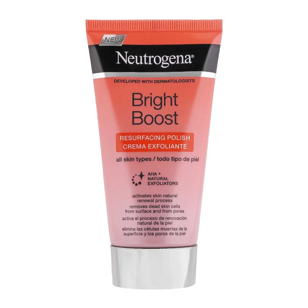 کرم لایه بردار و روشن کننده پوست Neutrogena مدل Bright Boost حجم 75 میل