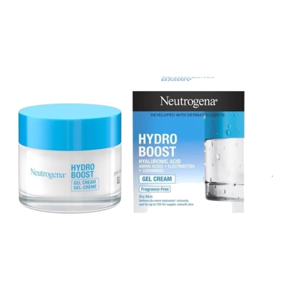 کرم ژل آبرسان پوست Neutrogena مدل Hydro Boost حاوی هیالورونیک اسید حجم 50 میل