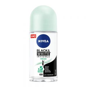 مام رول زنانه نیوآ Nivea مدل Black And White Invisible Fresh  حجم 50 میل