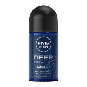 مام رول مردانه نیوآ Nivea مدل Deep Dark Wood مناسب انواع پوست حجم 50 میل