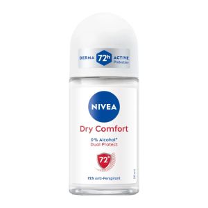 مام رول زنانه نیوآ Nivea مدل Dry Comfort ماندگاری 48 ساعته حجم 50 میل
