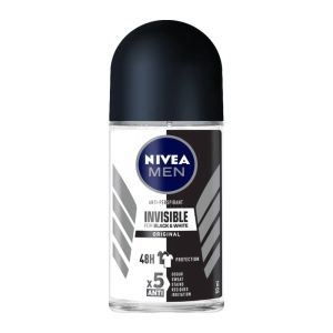 مام رول مردانه نیوآ Nivea سری Black And White Invisible مدل Original حجم 50 میل