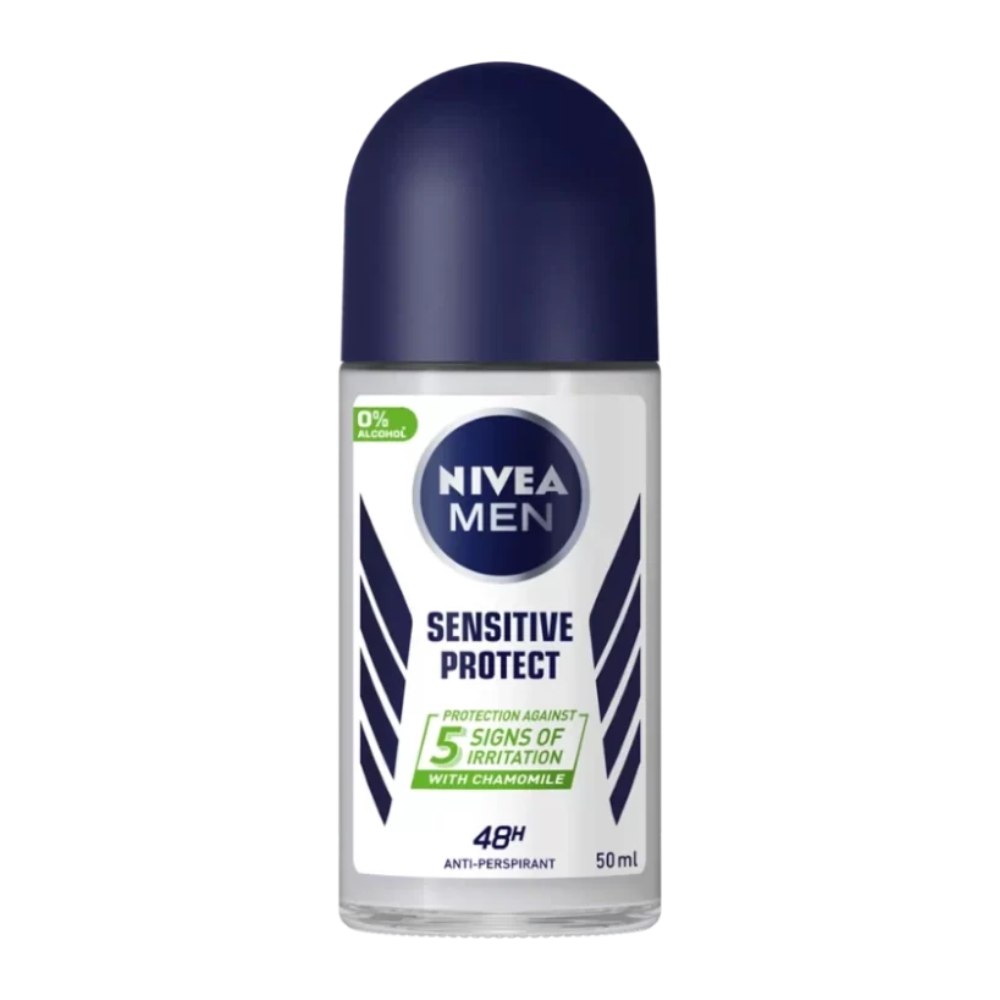 مام رول مردانه نیوآ Nivea مدل Sensitive Protect مناسب پوست حساس حجم 50 میل