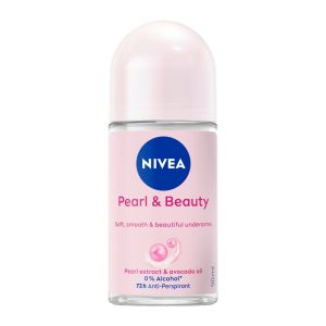 مام رول زنانه نیوآ Nivea مدل Pearl And Beauty حاوی روغن آووکادو حجم 50 میل