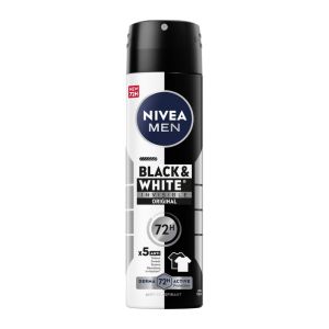 اسپری ضد تعریق مردانه نیوآ Nivea سری Black And White مدل Original حجم 150 میل