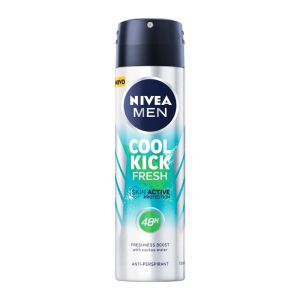 اسپری ضد تعریق مردانه نیوآ Nivea مدل Cool Kick Fresh رایحه خنک حجم 150 میل
