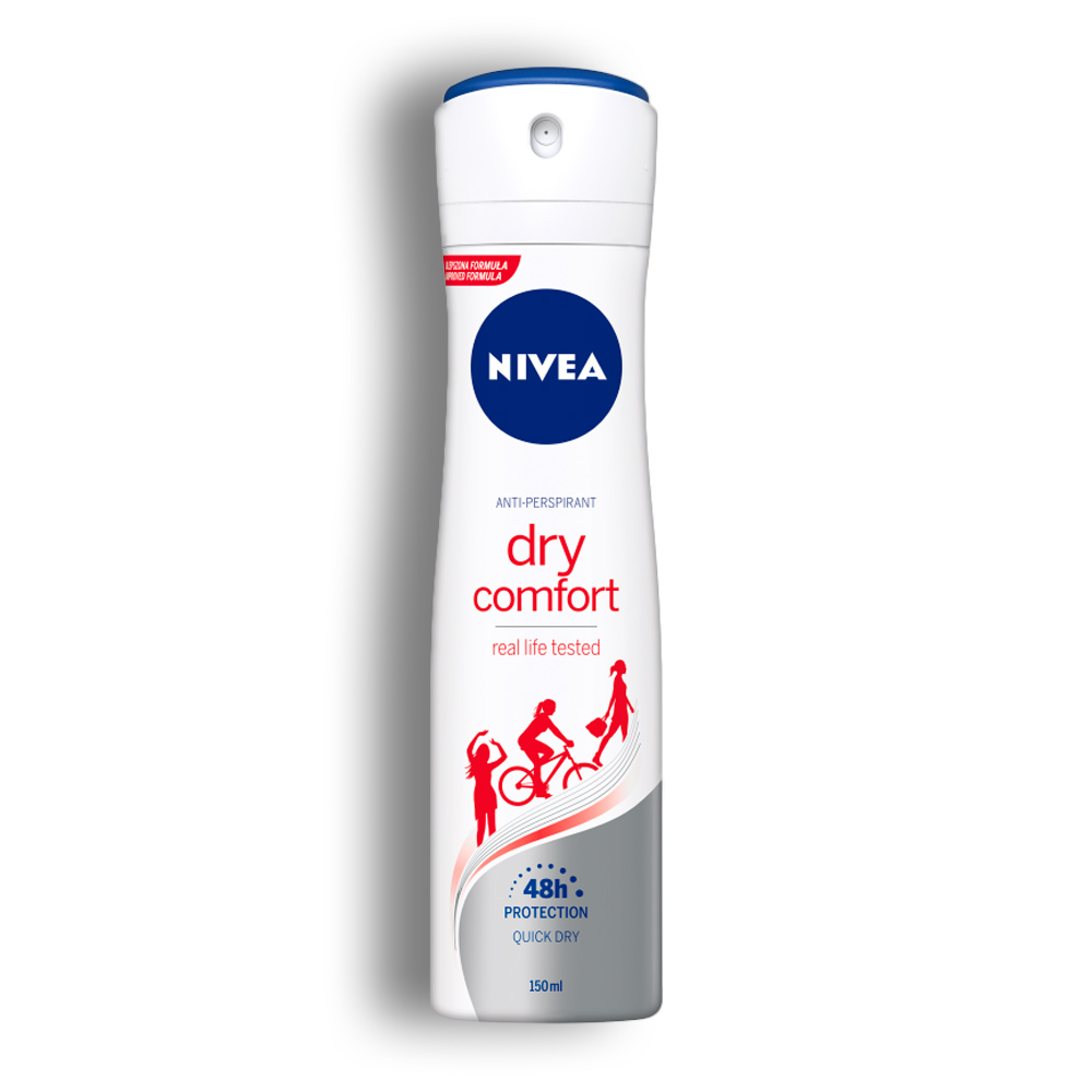 اسپری ضد تعریق Nivea مدل Dry Comfort حجم 150 میل