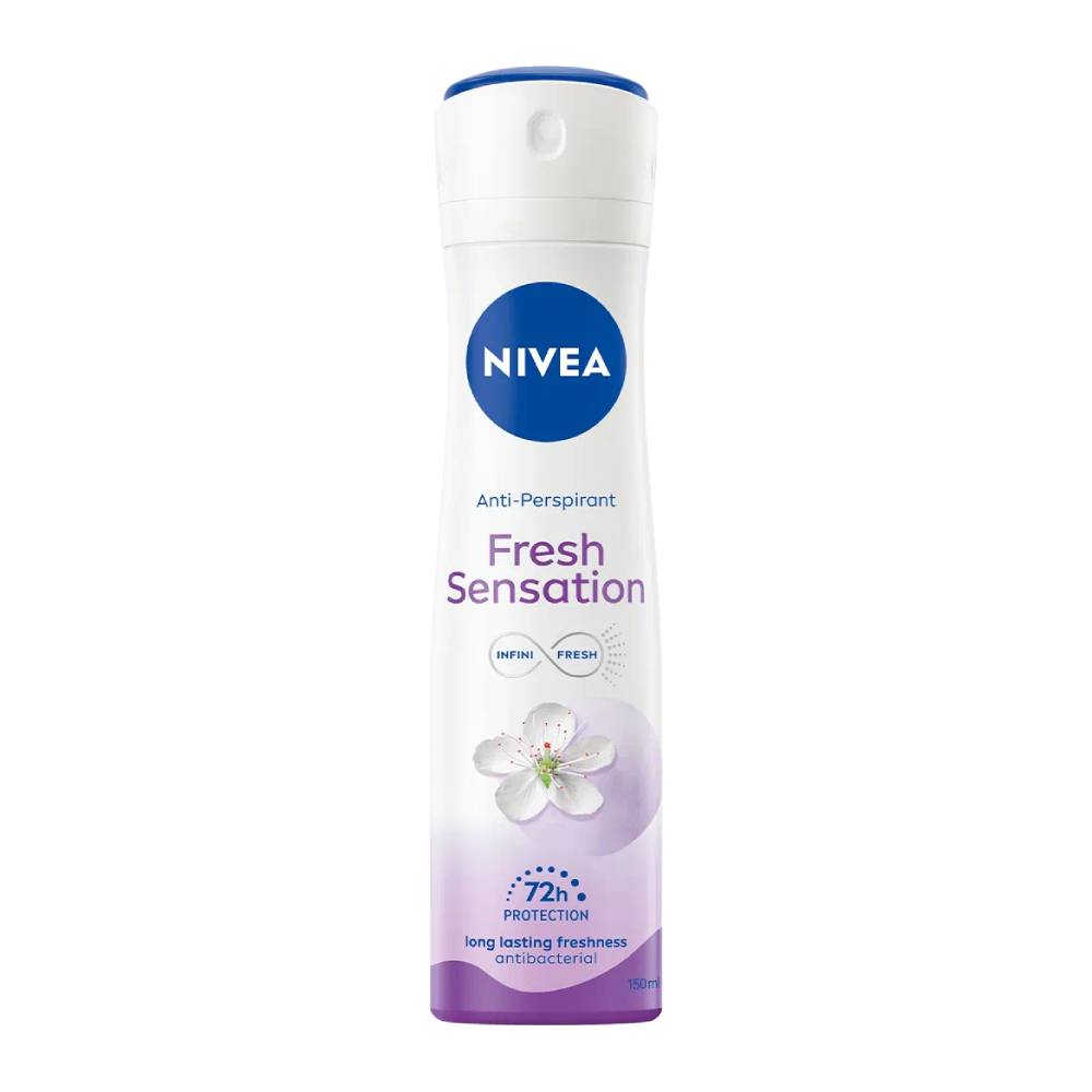 اسپری ضد تعریق زنانه نیوآ Nivea مدل Fresh Sensation حجم 150 میل