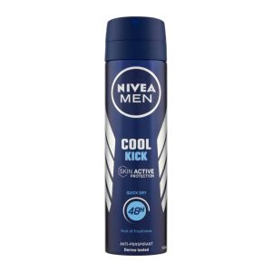اسپری ضد تعریق مردانه نیوآ Nivea مدل Cool Kick ماندگاری 72 ساعته حجم 150 میل