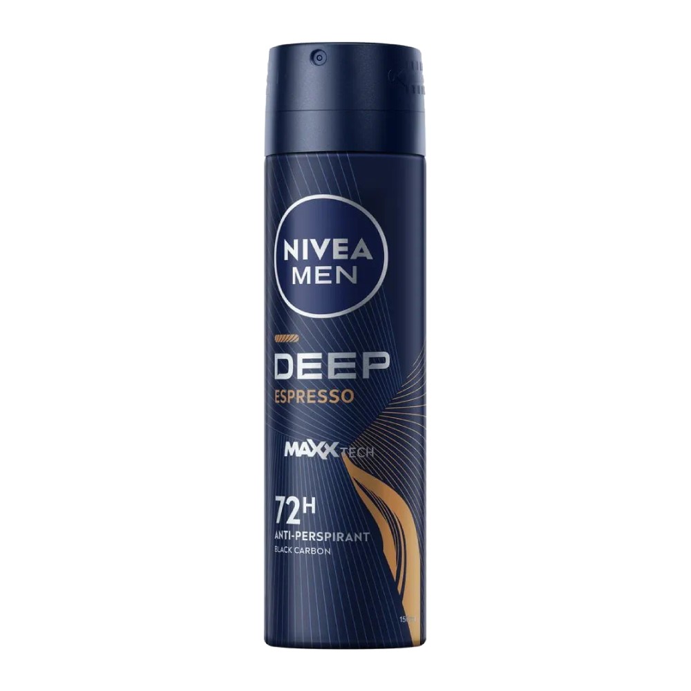 اسپری ضد تعریق مردانه نیوآ Nivea مدل Deep Espresso حجم 150 میل