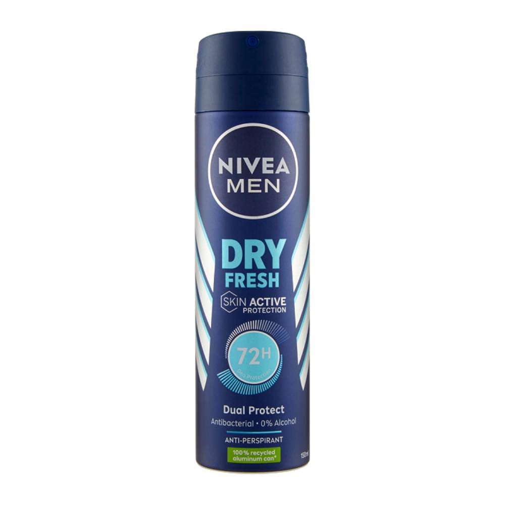 اسپری ضد تعریق مردانه نیوآ Nivea مدل Dry Fresh حجم 150 میل