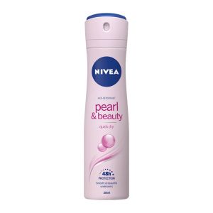 اسپری ضد تعریق زنانه نیوآ Nivea مدل Pearl And Beauty حاوی عصاره مروارید حجم 150 میل