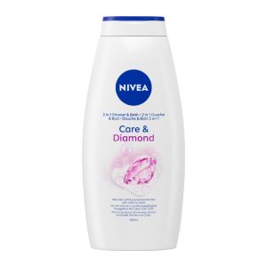شامپو بدن نیوآ Nivea مدل Care And Diamond رایحه گل زنبق حجم 750 میل