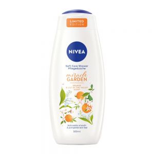 شامپو بدن نیوآ Nivea مدل Miracle Garden رایحه پرتقال و  گل زنبق دره حجم 500 میل