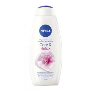 شامپو بدن نیوآ Nivea مدل Care And Relax حاوی عصاره گل ختمی حجم 750 میل