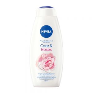 شامپو بدن نیوآ Nivea مدل Care And Roses با رایحه گل رز حجم 750 میل