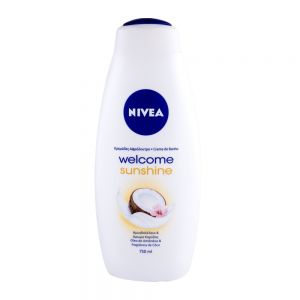 شامپو بدن نیوآ Nivea مدل Welcome Sunshine رایحه نارگیل حجم 750 میل