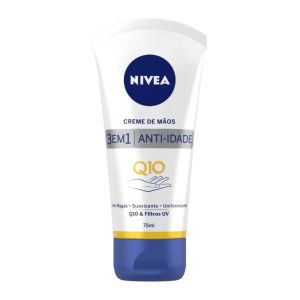 کرم دست ضد پیری پوست نیوآ Nivea مدل Q10 ضد چروک حجم 75 میل