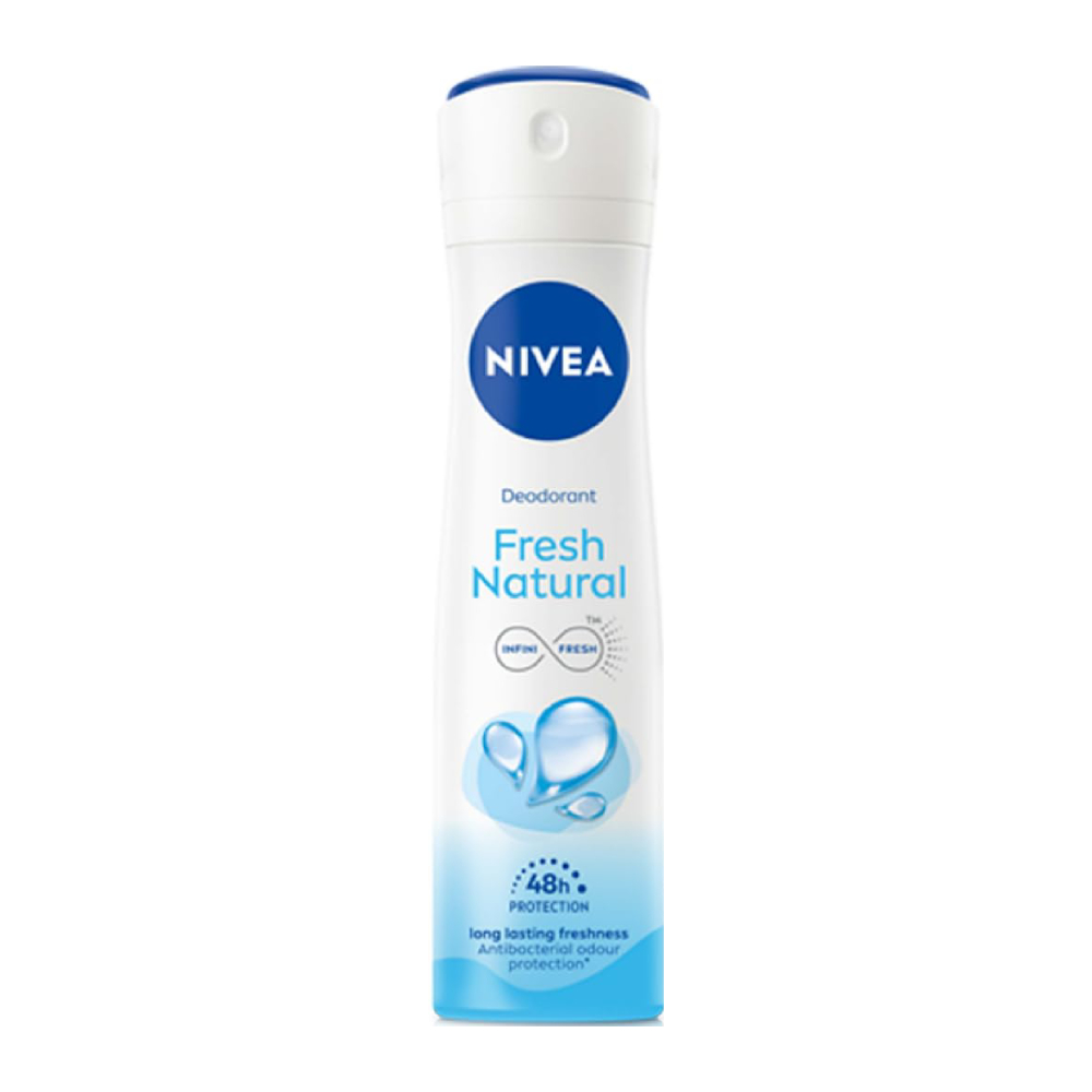 اسپری ضد تعریق بدن نیوآ Nivea مدل Fresh Natural حجم 150 میل