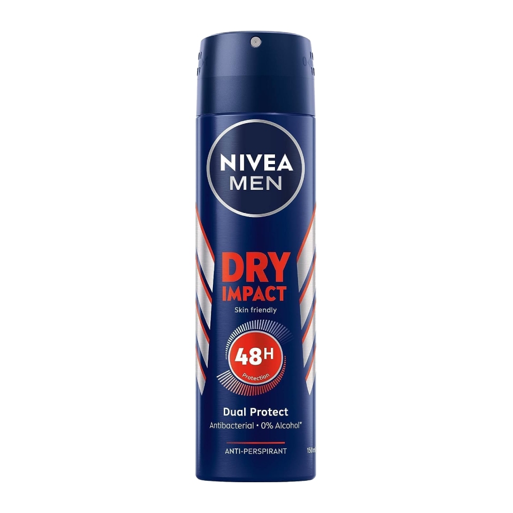 اسپری ضد تعریق مردانه نیوآ Nivea مدل Dry Impact حجم 150 میل