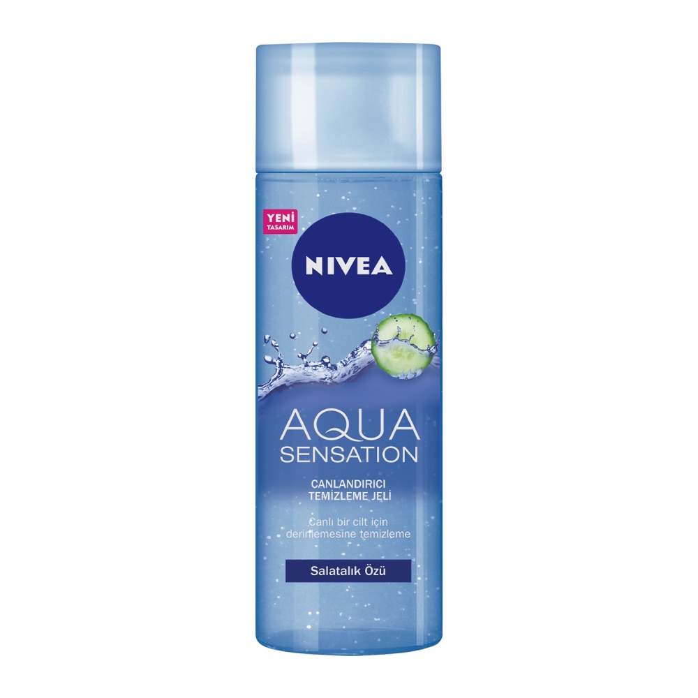 ژل شستشوی صورت نیوآ Nivea مدل Aqua Sensation مناسب پوست معمولی حجم 200 میل