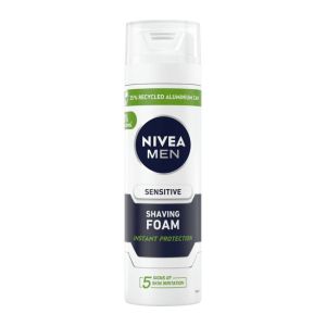 فوم اصلاح صورت نیوآ Nivea مدل Sensitive مناسب پوست حساس حجم 200 میل