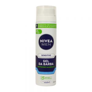 ژل اصلاح آقایان نیوآ Nivea مدل Sensitive مخصوص پوست های حساس حجم 200 میل