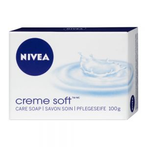 صابون صورت و دست نیوآ Nivea مدل Creme Soft حاوی روغن بادام وزن 100 گرم