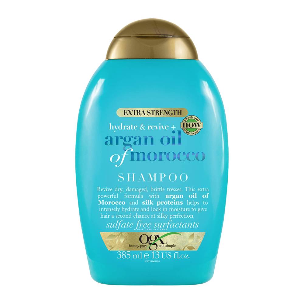 شامپو ترمیم کننده موی سر OGX مدل Argan Oil Of Morocco حاوی روغن آرگان حجم 385 میل
