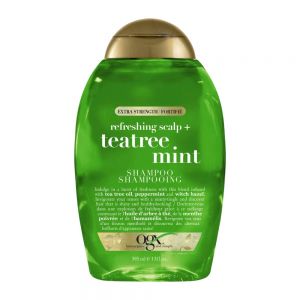 شَامپو تقویت کننده مو OGX مدلTeatree Mint حجم 385 میل