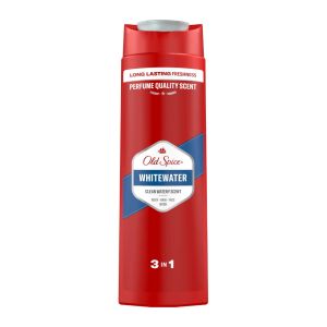 شامپو سر و بدن و صورت Old Spice مدل Whitewater رایحه خنک و انرژی بخش حجم 400 میل