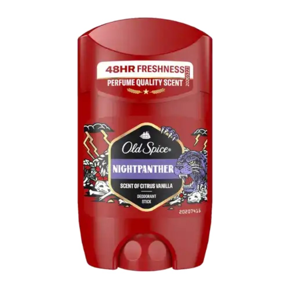 استیک ضد تعریق Old Spice مدل Nightpanther رایحه مرکبات و وانیل حجم 50 میل