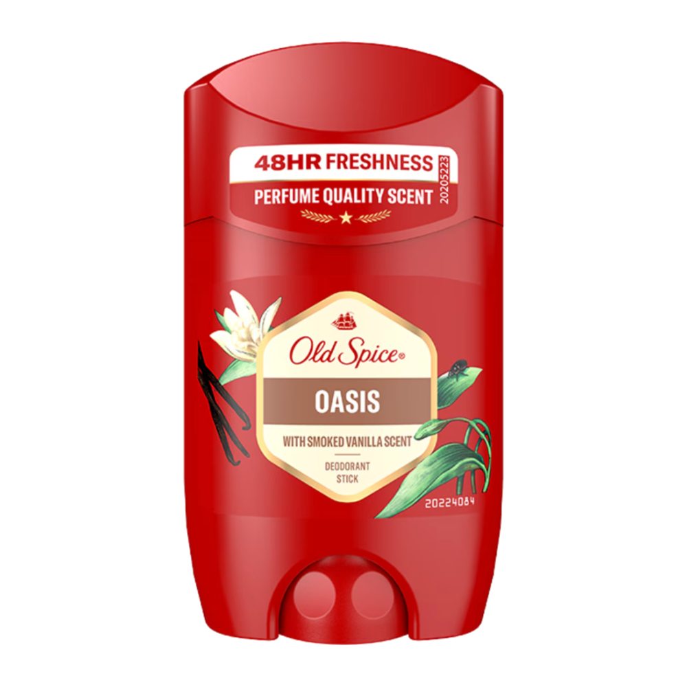 استیک ضد تعریق Old Spice مدل Oasis رایحه وانیل دودی حجم 50 میل