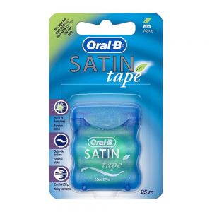 نخ دندان اورال بی Oral B مدل Satin Tape حاوی عصاره نعنا طول 25 متر