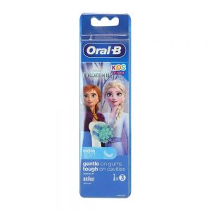 سری یدکی مسواک برقی کودک اورال بی Oral-B مدل Frozen II بسته 3 عددی