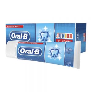 خمیر دندان کودک اورال بی Oral-B مدل Junior مناسب کوکان 6 ساله به بالا حجم 75 میل