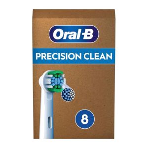 سری یدکی مسواک برقی اورال بی Oral-B مدل Precision Clean بسته 8 عددی