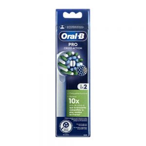 سری یدکی مسواک برقی اورال بی Oral-B سری Cross Action مدل Pro بسته 2 عددی